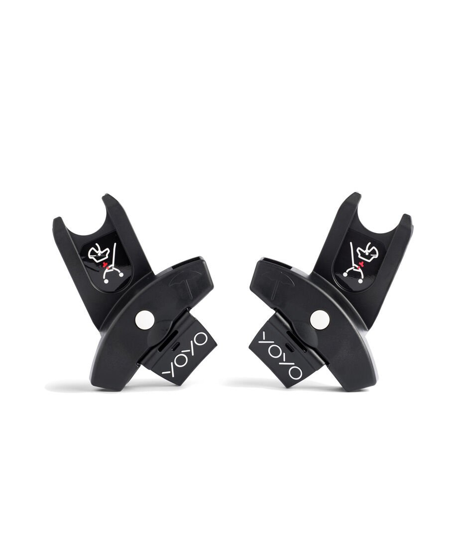 Stokke® YOYO® autostoel adapters, Black, mainview galerijafbeelding 1